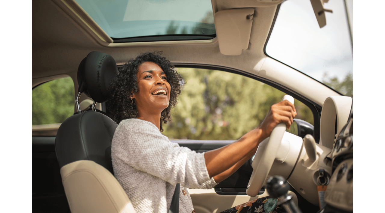 Lady Driving her Vehicle Lady Driving her Vehicle